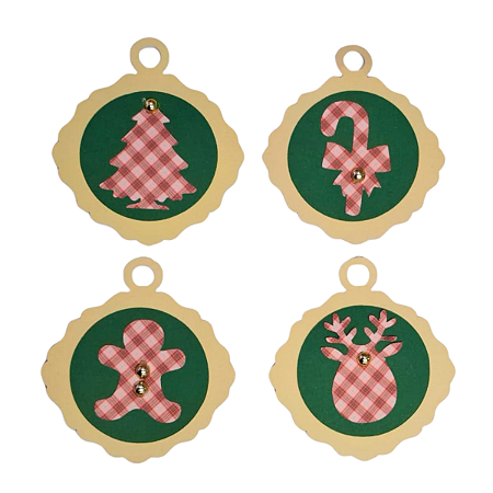Enfeites Para Arvore de Natal Papel 8un Allegra