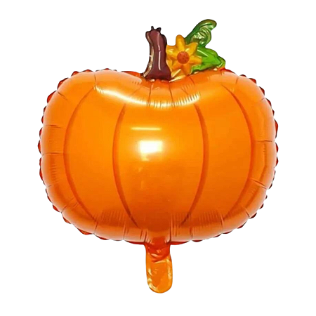 Balão Metalizado Abóbora Halloween 48x55,5cm 1un