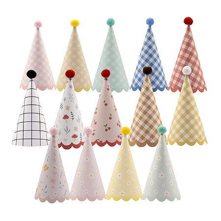 Chapeuzinho pompom  9x16cm (5 un)