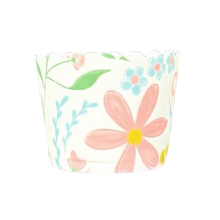 Forminhas para Cupcake Forneaveis Flores 20 uni