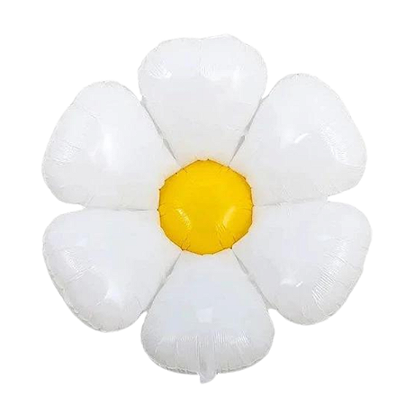 Balão Metalizado Flor Margarida 59x68cm 1un