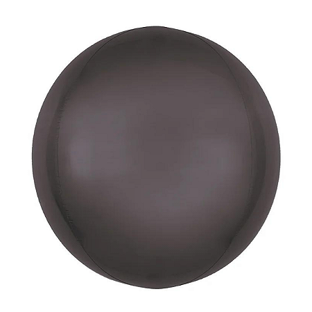 Balão Bolha Metalizado Preto 24" 60cm 1un