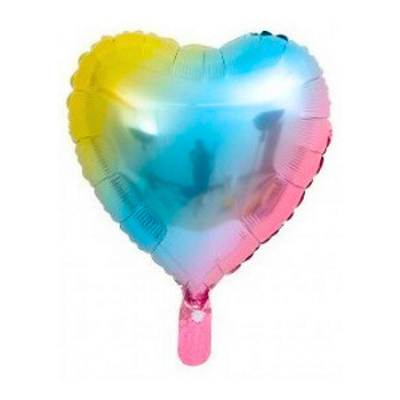 Balão Metalizado Coração Gradient 11" 28cm