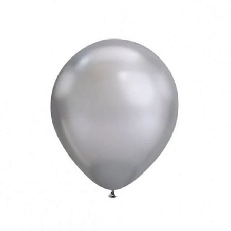 Balao 9 polegadas Metallic Chumbo C/ 25 Sao Roque