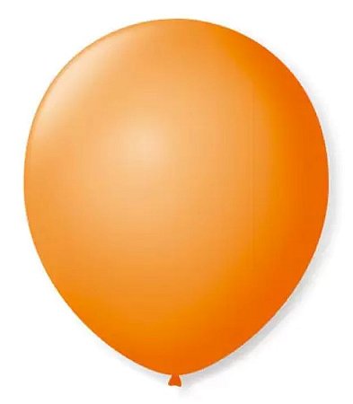 Balao 9 Liso C/ 50 Laranja Mandarim Sao Roque