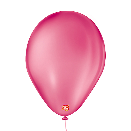 Balão 7 Liso C/50 New Pink São Roque
