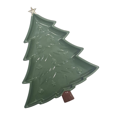 Bandeja Pinheiro Natal Verde Musgo 1Un
