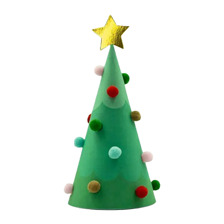 Chápeuzinho Pompons Árvore Natal Divertida 1Un