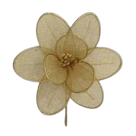 Galho Decorativo Magnolia Juta Natural Natal  - 21cm 1un