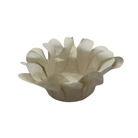 Forminha p/ Doces Margaridinha Off White 30un