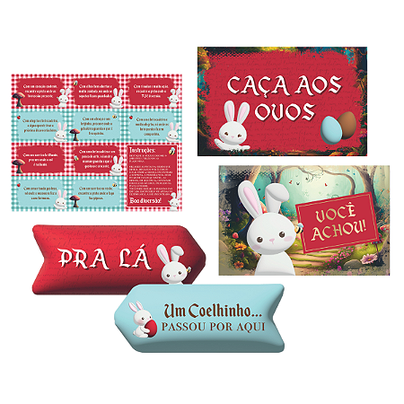 Kit Caça aos Ovos Contos de Páscoa