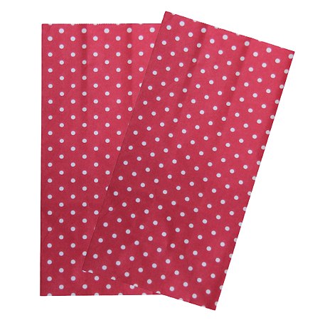 Saco De Papel Mini Poá Pink 12Un
