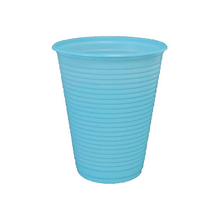 Copo Descartável BioDegradável 200ml Azul Candy 50Un