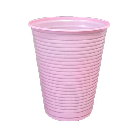 Copo Descartável BioDegradável 200ml Rosa Candy 50Un