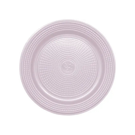 Prato Descartável BioDegradável 15cm Lilás Candy 10Un