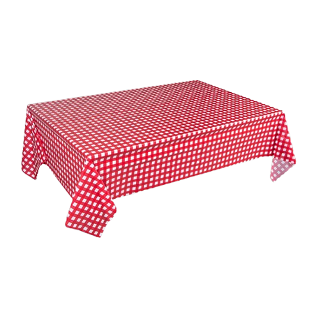 Toalha de Mesa Xadrez Vermelha 137x183cm 1Un Festa Junina