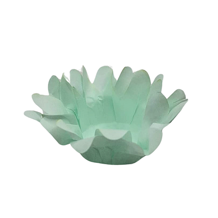 Forminha p/ Doces Margaridinha Verde Chá 30un