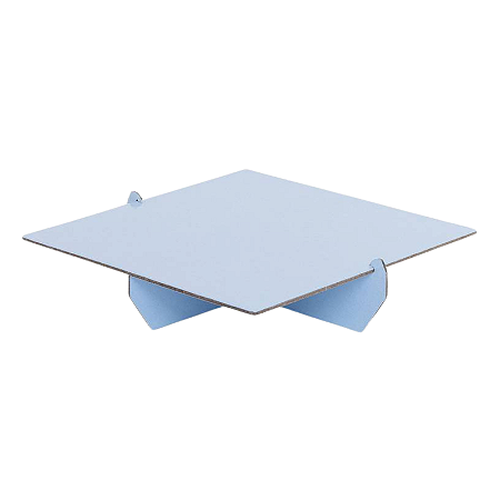 Bandeja Quadrada Azul Céu 20x20cm