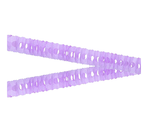 Guirlanda Mola de Papel Lilás