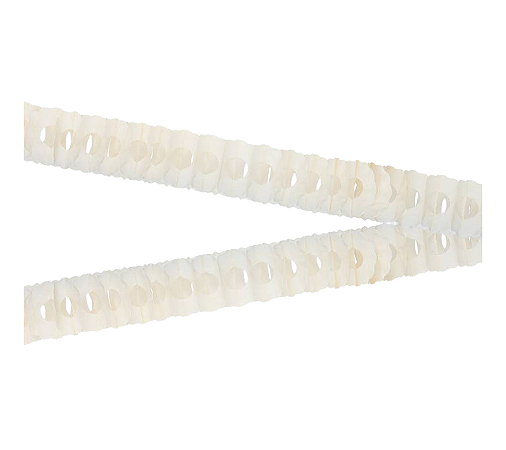 Guirlanda Mola de Papel Baunilha