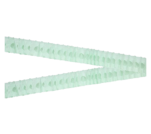 Guirlanda Mola de Papel Verde Menta