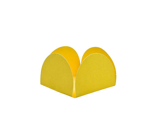 Forminha P/ Doces Caixeta 35mm Amarelo 50Un