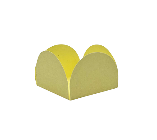 Forminha  P/ Doces Caixeta 35mm Amarelo Candy 50Un