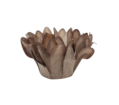 Forminha Madri Marrom Chocolate 50 Un