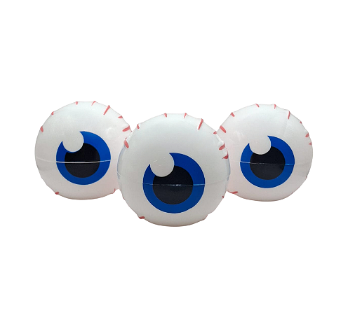 Enfeite Decorativo Olhos Assustadores Halloween 3Un