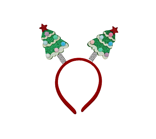 Tiara Árvore de Natal Colorida Divertida 1Un