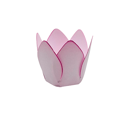 Forminha Para Doces Monaco Rosa Bebê 50Un
