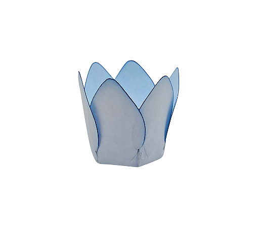 Forminha Para Doces Monaco Azul Bebê 50Un