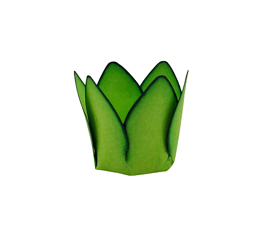 Forminha Para Doces Monaco Verde Limão Claro 50Un