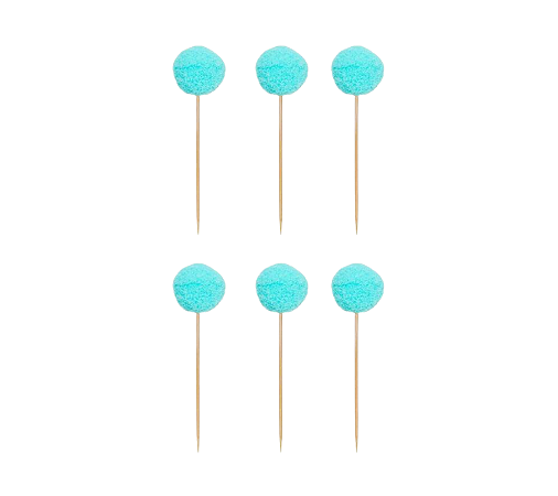 Topper Pompom (6 und) - Acqua