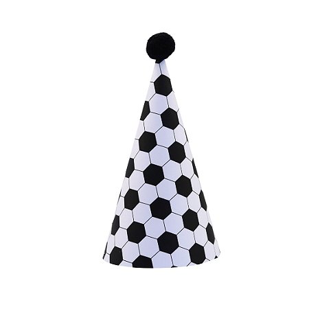 Chapeuzinho Pompom Estampa Futebol Bola 5Un