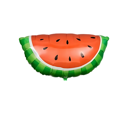 Balão Metalizado Melancia Festa Frutas Magali 48x66cm 1Un