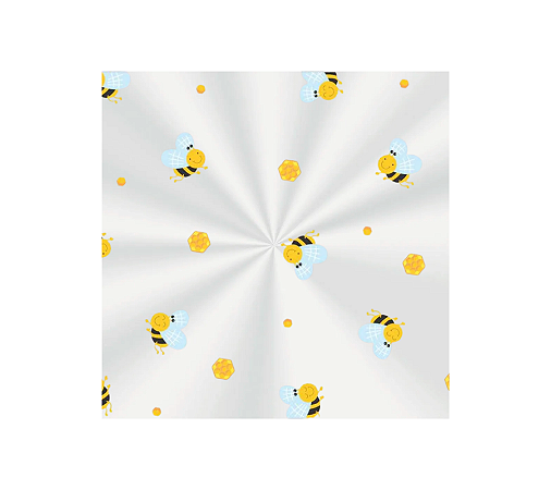 Saco Transparente Abelha Abelinhas Mel 11x19,5cm 50Un