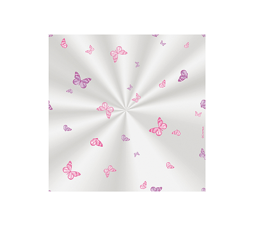 Saco Transparente Borboleta Lembrancinha 11cm x 19,5cm 100un