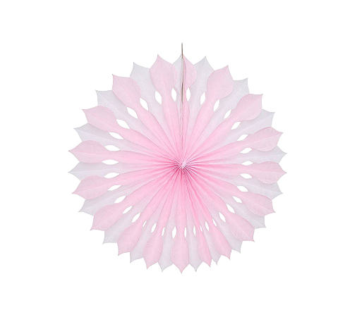 Enfeite Decorativo Leque de Papel Rosa Tutti Frutti 1Un