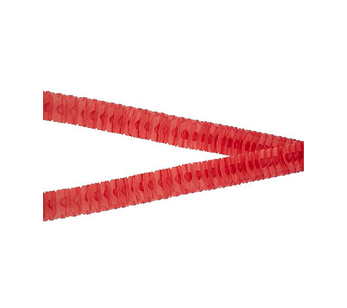Guirlanda Mola de Papel Vermelho Cereja