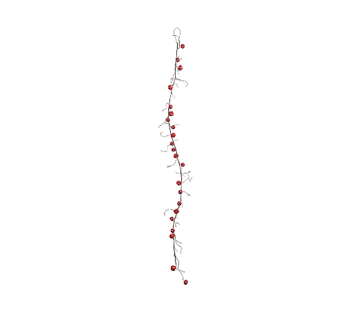 Enfeite Decorativo Cordão Guizos Natal Vermelho 1,38cm 1Un
