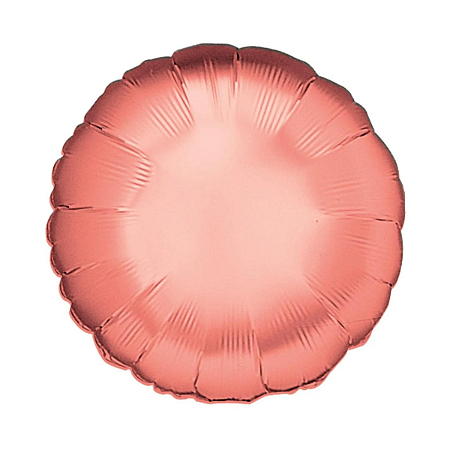 Balão Metalizado Redondo 9" 23cm - Rose Gold