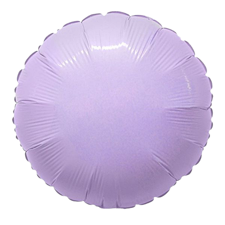 Balão Metalizado Redondo 9" 23cm - Lilás Bebê