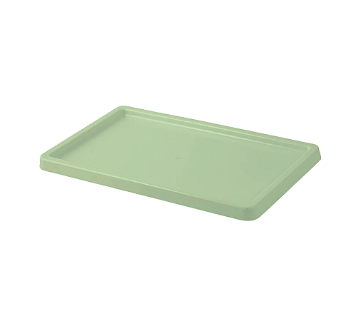 Bandeja Retangular Verde Eucalipto 18x30cm 1Un