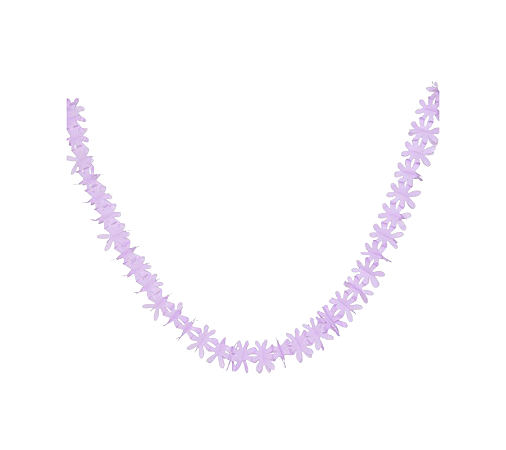 Guirlanda Muga de Papel Florzinha Lilás 1Un