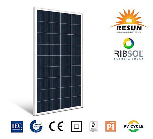 Painel Solar Fotovoltaico 340W - Resun RS6S-340P