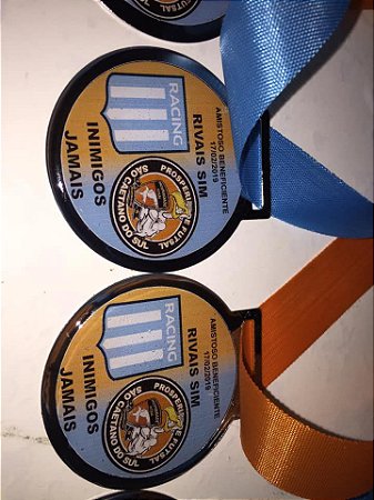 MEDALHAS CHAPA DE METAL (30 UNIDADES)