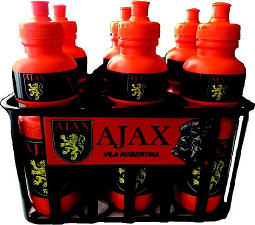 KIT COM 6 GARRAFINHAS DE 750 ML E UMA CESTINHA DIVERSAS CORES