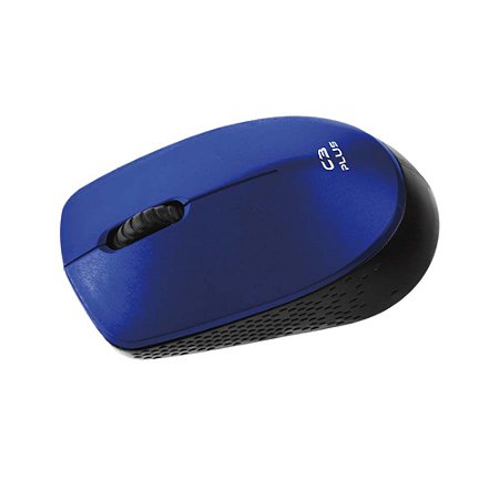 Mouse sem fio C3tech 1000DPI 3 Botões 2.4Ghz M-W17 Azul