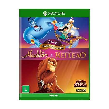 Disney Classic Games Aladdin e O Rei Leão - Xbox One Mídia Física